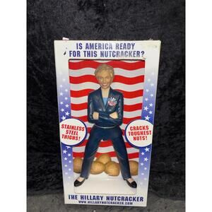 The Hillary Nutcracker Hillary Clinton Figurine New In Box